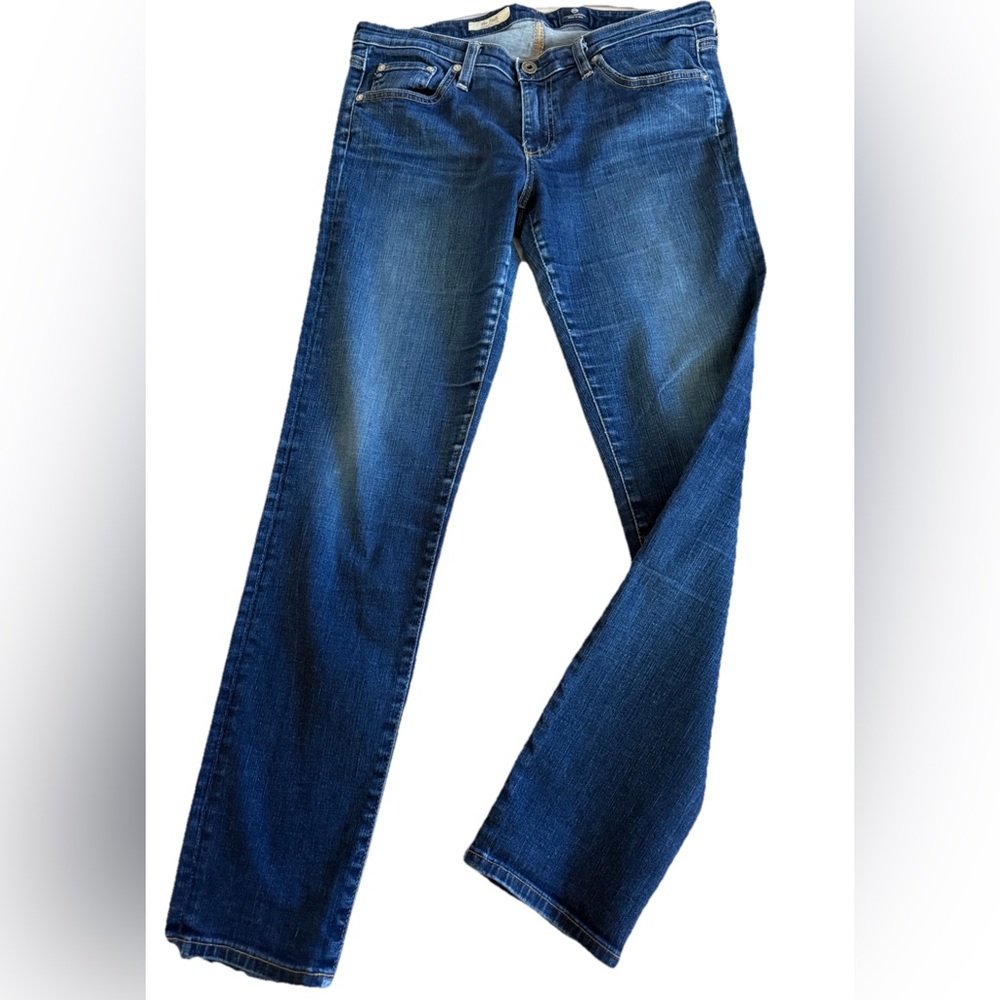 AG Adriano Goldschmeid THE STILT CIGARETTE LEG Low Rise Denim Jeans 30R 34x29
